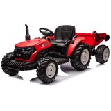 Lean_Toys Otroški traktor 24V s prikolico rdeča | Shoptok.si