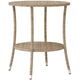  3-dijelni bistro set s jastucima bež od poliratana | shoptok.hr