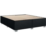 vidaXL Krevet s oprugama i madracem crni 180x200 cm od tkanine | shoptok.hr