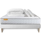 Septnuits Kompletni paket za posteljo - Vzmetnica 180x200 cm + Vzmetni boksi z letvami (komplet) + 2 vzglavnika + Prevleka - Memo, (21613366) | Shoptok.si