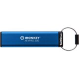 Kingston Technology IronKey Keypad 200 USB izbrisivi memorijski pogon 128 GB USB Tip-C 3.2 Gen 1 (3.1 Gen 1) Plavo | shoptok.hr