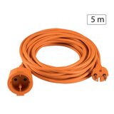 Home Produžni strujni kabel 1 utičnica, 5m, H05VV-F 3G, orange | Eponuda.ba