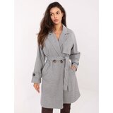 RUE PARIS Coat-IT-EN-A9589.58-white-grey | Shoptok.si
