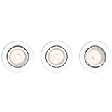 Philips 50393/31/PN - SET od 3 ugradne plafonske lampe DONEGAL 1xGU10/5,5W/230V | Eponuda.com