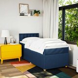  Krevet s oprugama i madracem plavi 80x200 cm od tkanine | shoptok.hr