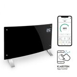 Klarstein bornholm curved smart, konvekcijski grelnik, 2000 w, upravljanje z aplikacijo, črn Cene