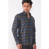 Dewberry G709 MEN'S SHIRT-NAVY-BROWN | shoptok.hr