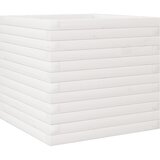 Vrtna sadilica bijela 50x50x45,5 cm od masivne borovine | shoptok.hr