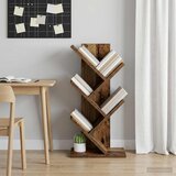  Polica za knjige drvo 4-razine 30 x 18 x 60 cm Staro drvo Cijene