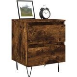  Noćni ormarići 2 kom boja hrasta 40x35x50 cm konstruirano drvo Smeđa | shoptok.hr