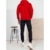 DStreet Bluza męska z nadrukiem czerwona | shoptok.hr