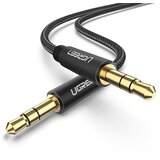  Ugreen AUX kabl 3.5mm 1m gold AV112 crni 50361 | Eponuda.com