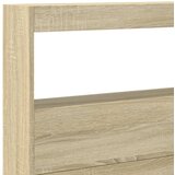 Ormarić za uzglavlje s LED svjetlima boja hrasta 220x17x102 cm | shoptok.hr