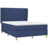  s oprugama i madracem plavi 140 x 190 cm od tkanine | shoptok.hr
