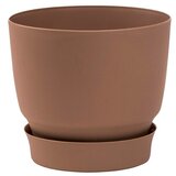  Tegla za cvijeće Antea (Vanjska dimenzija (ø x V): 17 x 16 cm, Plastika, Smeđa) | shoptok.hr