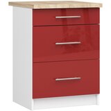 AKORD OLIWIA S60 3SZ omara + BELA / RDEČA SJAJNA površina, (21713679) | Shoptok.si