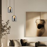  Visilica na sajli KLEA 1xG9/15W/230V zadimljeno crna | Eponuda.com