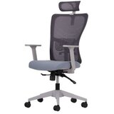 Hanah home Set 2 kancelarijske stolice Lumbar 126 Grey | ePonuda.com