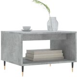 vidaXL Klubska mizica betonsko siva 60x50x40 cm inženirski les | Shoptok.si