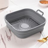INF Zložljivi kvadratni silikonski kalup Air Fryer 17,5 cm 2 kom Grey, (21247983) Cene
