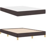  Postelja z vzmetnico z vzmetnico Temno rjava 140 x 190 cm blago, (5000126589) | Shoptok.si