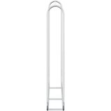 vidaXL Stalak za drva za ogrjev 150x25x150 cm Pocinčani čelik | shoptok.hr