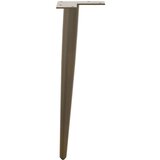  Noge kavne mize stožčaste oblike 4 kosi naravno jeklo 42-43 cm, (21828684) | Shoptok.si