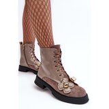 S. BARSKI Stylish Women's Zipper Boots with Ornaments D&A | shoptok.hr