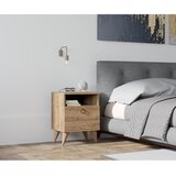  Barlo - walnut walnut nightstand Cene