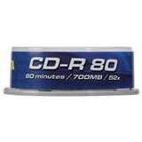  CD-R, TRAXDATA, 80 MIN, 52X, brand cake 25... u