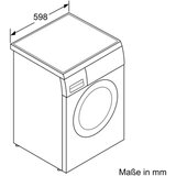 Siemens WU14UT22 iQ500 pralni stroj s 9 kapaciteto kg, primerno za vgradnjo pod pult. | Shoptok.si