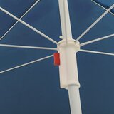 Vrtni suncobran s čeličnim stupom 180 cm plavi | shoptok.hr