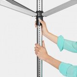 Brabantia zunanji sušilnik za perilo Lift-O-Matic, 50m sivo | Shoptok.si