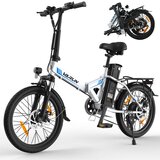 VARUN Zložljivo električno kolo C20-1, 48V 250W 374,4Wh baterija, bela, (5000007893) Cene