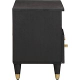 TV ormar s ladicama Crna 70 x 33 x 46 cm Čvrsto drvo manga | shoptok.hr