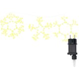 vidaXL Božićna pahulja s 252 LED svjetlima Topla bijela 45 x 38 cm PVC | shoptok.hr
