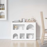  Strani šal Bela 80,5 x 35 x 59 cm Konstruiran les, (5000107901) | Shoptok.si