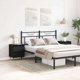  Nočne omarice 2 kosi Črno hrast 40x35x50 cm Umetni les | Shoptok.si