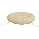  Okrugli jastuk bež Ø 60 x 11 cm od tkanine Oxford | shoptok.hr