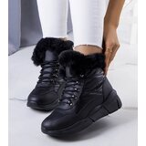 Gemre Black Quilted Snow Boots Axel | Shoptok.si