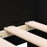  Krevetac Crni hrast Konstruirano drvo 90 x 200 cm Izdržljiv | shoptok.hr