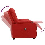  Električni naslanjač vinsko rdeče umetno usnje, (20927667) | Shoptok.si