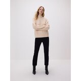 Reserved Pulover s metaliziranom niti - boja kože | shoptok.hr
