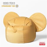 The Brooklyn Kids Žuta baršunasta dječja vreća za sjedenje Ears | shoptok.hr
