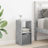  Noćni ormarić 2 pcs Betonski sivi 25,5 x 22 x 49,5 cm | shoptok.hr