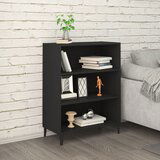 The Living Store Komoda črna 69,5x32,5x90 cm konstruiran les - Komoda, (21662656) | Shoptok.si