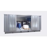 LaCont Skladiščni vsebnik za nevarne, vodi škodljive snovi, zunanje mere VxŠxG 2605 x 5075 x 6560 mm, pocinkan | Shoptok.si
