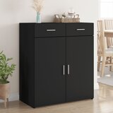 vidaXL Komoda crna 80x42,5x93 cm od konstruiranog drva Cijene