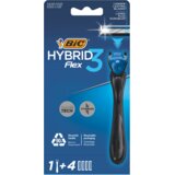 Bic Bik Men 3 Fleks Hibrid - briјač + 4 rezervna sečiva Cene