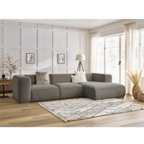 Bobochic Paris Siva/smeđa kutna garnitura od bouclé tkanine (s desnim kutom) Zephyr – | shoptok.hr
